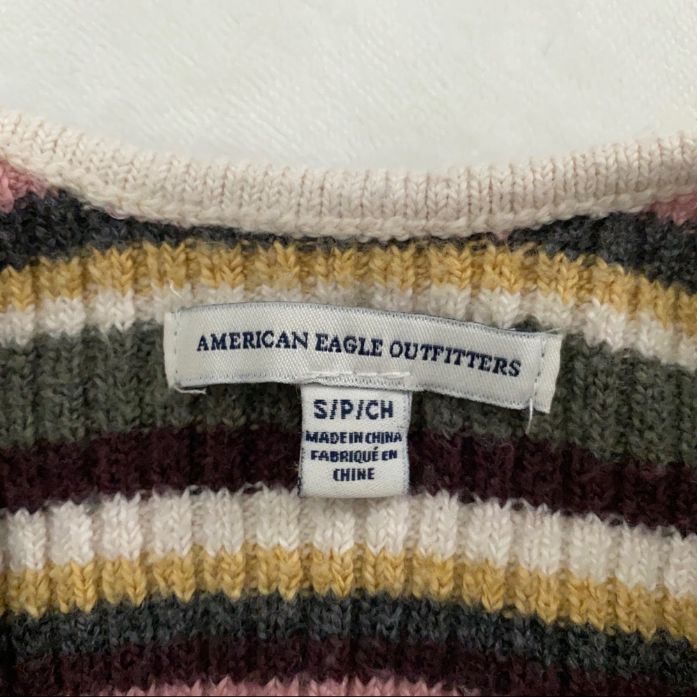 American Eagle Striped Sweater Tank - Picture 7 of 7